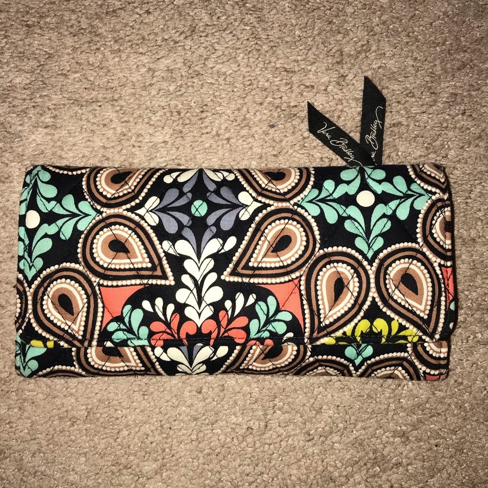 Vera Bradley Trifold Long Wallet in Sierra